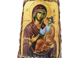 Handmade Icon On Ceramic Tile 24x1x40 cm
