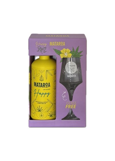 Mataroa Gin Happy + Ποτήρι 700ml